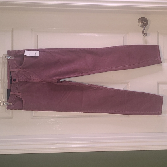 NWT J Brand Alana Madame High Rise Crop Skinny Corduroy Pants Size 26 - Picture 1 of 10
